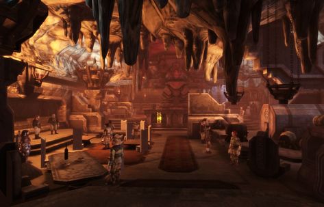 Valheim Interior, Dwarven Tavern, Dwarven Architecture, Environment Design, Environmental Art, Art References, Dragon Age, Interior Inspo, Building Design