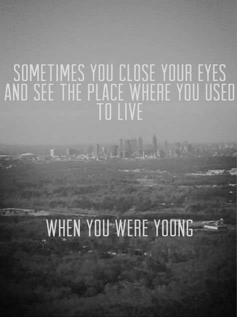 The Killers Home Town Quotes, Improve Your Memory, Brandon Flowers, The Killers, When You Were Young, Favorite Lyrics, Sing To Me, Home Town, Cool Lyrics