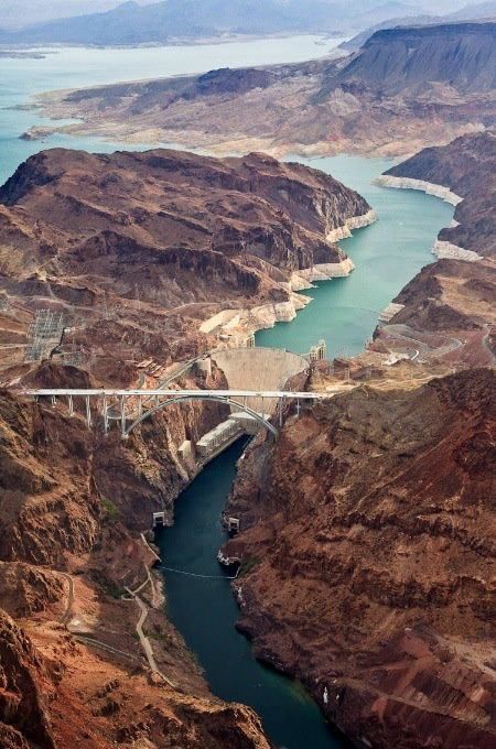 Lake Mead Nevada, Beautiful America, Travel Favorites, Dam Construction, Rv Dreams, Vintage Vegas, Arizona Adventure, Black Canyon, Boulder City