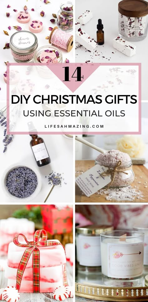 Diy Spa Kit, Handmade Christmas Gifts Diy, Handmade Gifts For Husband, Diy Gifts To Make, Handmade Gifts For Boyfriend, Diy Essentials, Diy Aromatherapy, Cheap Christmas Gifts, Essential Oils Gifts