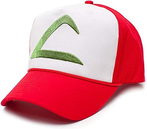 Amazon.com: Pokémon Ash Ketchum Embroidered Unisex-adult Hat Cap -One-size Red/white: Clothing Ash Ketchum Cosplay, Ash Hat, Pokemon Ash Ketchum, Pokemon Hat, Ash Ketchum, Embroidered Cap, Embroidered Caps, Snap Back, Cute Pokemon