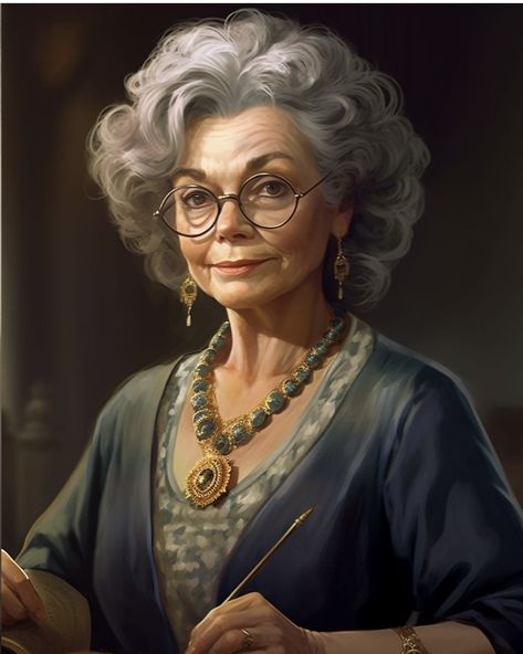 Morally Grey Female Characters, Old Woman Character Design, Female Professor, Witch Characters, Mother Art, World Of Darkness, Dungeons And Dragons Characters, Dnd Art, Female Human