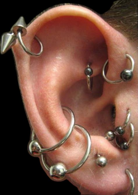 Unusual Piercings, Alternative Piercings, Nail Piercing, Cool Ear Piercings, Pretty Ear Piercings, Cool Piercings, Ear Style, Cute Piercings, Body Jewelry Piercing