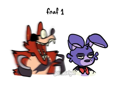 Fnaf Foxy And Bonnie, Foxy And Bonnie Fanart, Bonnie X Foxy Fanart, Bonnie X Foxy, Bonnie And Foxy, Art Fnaf, Fnaf Meme, Crash Bandicoot Characters, Bonnie Fnaf