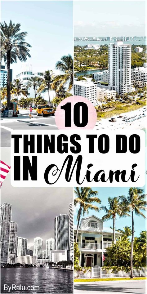 10 best things to do in Miami | miami attractions | miami usa | miami beach | 10 things to do in miami | what to visit in miami | places to see in miami | miami itinerary | miami travel guide Miami Tourist Attractions, Miami Sightseeing, Miami Itinerary, Miami Attractions, Miami Travel Guide, Things To Do In Miami, Usa Miami, Florida Travel Guide, Miami Travel