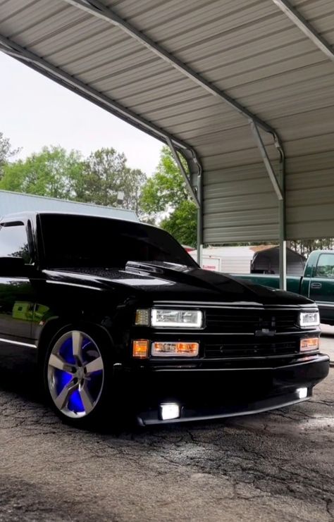 1993 Chevy Silverado, Obs Chevy, Car Coating, Chevy 1500, Lowrider Trucks, Dropped Trucks, Custom Pickup Trucks, Chevy Silverado, Chevy Trucks