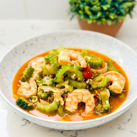 This Filipino favorite, Sautéed Bitter Melon with succulent shrimp, combines the distinctive bitterness of ampalaya (bitter melon) in a quick and savory stir-fry. It’s a nutritious and flavorful dish that highlights the unique tastes of Copycat Pancake Recipe, Lumpiang Shanghai Recipe, Laing Recipe, Ginisang Ampalaya, Bitter Melon Recipes, Melon Recipes, Filipino Dish, Avocado Ice Cream, Adobo Recipe