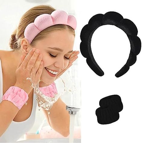 Wash Face, Spa Headband, Hair Hoop, Hair Hoops, Headband Styles, Fashion Hair, Head Accessories, Girls Headbands, Thick Hair