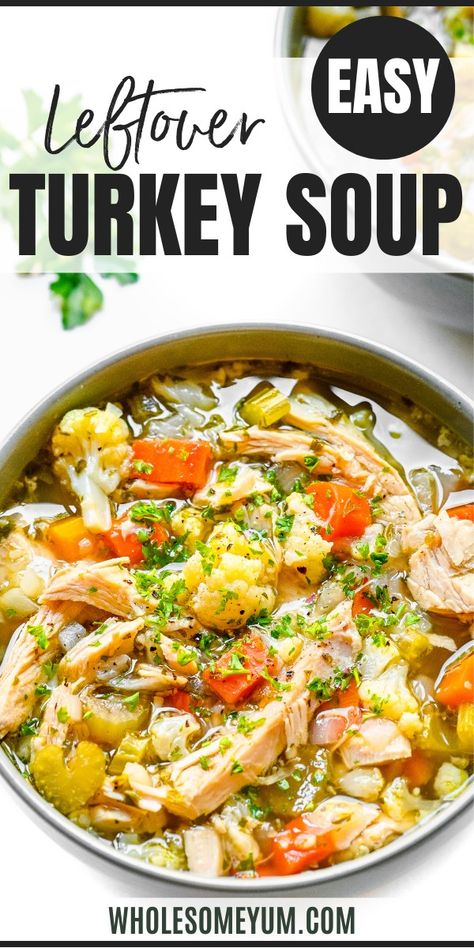 Leftover Turkey Soup Recipe Leftover Turkey Stew Crockpot, Vegetable Soup With Turkey Meat, Turkey Broth Recipes Dinners, Leftover Turkey Recipes Easy Soup Instant Pot, Soup Recipes With Turkey Meat, Turkey Quinoa Soup Recipes, What To Do With Turkey Stock, Turkey And Stuffing Soup, Turkey And Vegetable Soup