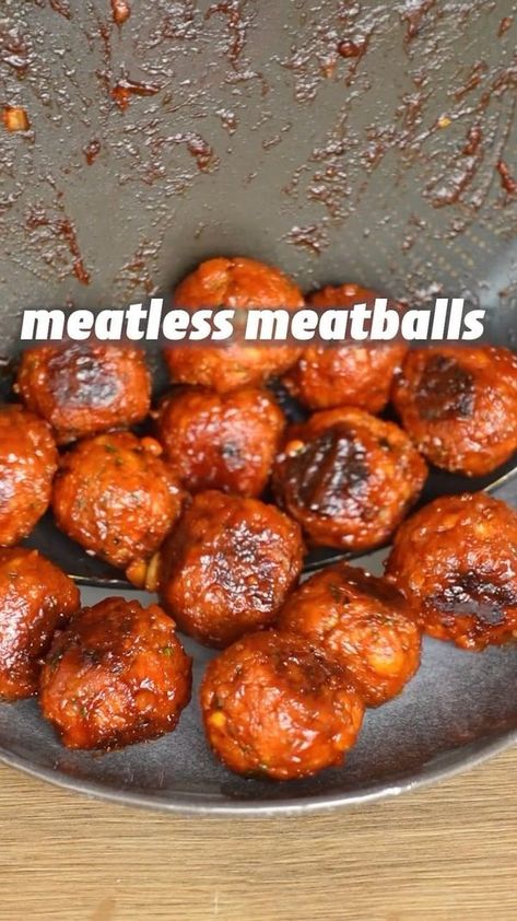 Tofu Meatballs, Baking Instagram, Sour Patch Grapes, Meatless Meatballs, Vegan Meatballs, Firm Tofu, Plant Based Whole Foods, Plant Based Cookbook, Cooking Healthy