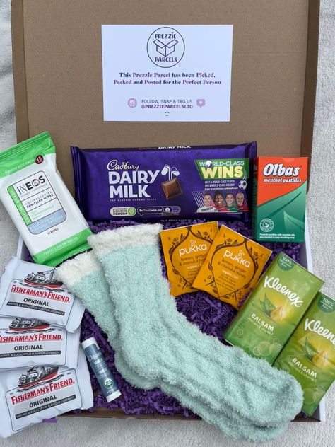 Sick Box Care Packages, Get Well Soon Snack Basket, Get Better Basket Surgery, Gift Basket For Hospital Stay, Get Well Basket For Kids Broken Arm, Get Well Soon Basket, Dog Birthday Presents, Cadbury Chocolate Bars, Pukka Tea