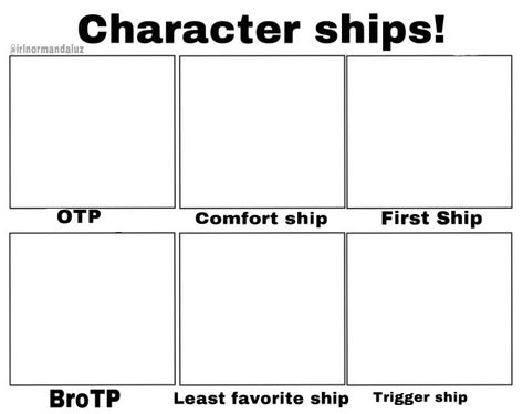 Ship Check Template, Genshin Ship Chart Template, I Ship It Because Template, Total Drama Bingo Template, How My Friends See Me Template, Who Wants To Be The To My Template, Characters With The Same __ As Me Template, Go For It Template, Shipping Chart Template