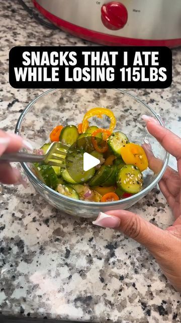 BlackGirlsInHealthcare, LLC. on Instagram: "#healthandwellness RP @beeeyoutiful_ 💜I’m late posting this, but this was the cucumber that was featured in my salmon salad video lol. Whew 😋😋 I literally don’t know what to call it, but it’s so fireeee! I could eat this in literally one sitting fr 😮‍💨😮‍💨😮‍💨   WHAT YOU NEED? @heb Mini Cucumbers @heb Mini Peppers @newmansown Sesame Ginger Dressing @heb Everything Bagel Seasoning Chopped Red Onion   #heb #caloriedeficit #weightloss #weightlosstransformation #mealprep #mealprepping #mealprepideas #caloriedeficitdiet #weightlossjourney #weightlossinspiration #healthyfoodideas #saladrecipe #blackgirlfitness #mealprepideas #foodporn #blackgirlsworkouttoo #fitnessfoods #motivation  #MedSchool #melanindoc #hbcugrad  #futuredoctors #reseaudocteur Peppers Snack, Sesame Ginger Dressing, Yummy Vegetable Recipes, Mini Peppers, Recipes Salads, Keto Eating, Keto Salad, Everything Bagel Seasoning, Healthy Lunch Snacks