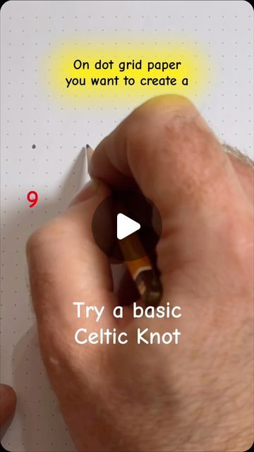 The Artery Art Shop and Classes on Instagram: "Try drawing a simple(ish) Celtic knot." Celtic Knot Drawing Tutorial, Celtic Drawings, Celtic Knot Drawing, Celtic Knotwork, Grid Paper, Celtic Cross, Celtic Knot, Art Shop, Drawing Tutorial