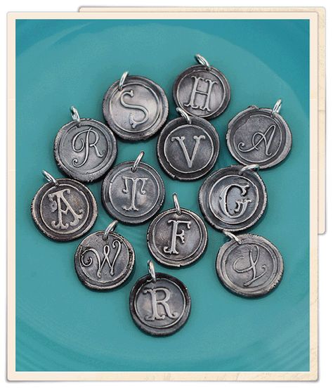 vintage silver initial charm Cursive A, Vintage Wax Seal, Meaningful Phrases, Soft Solder, Silver Initial Charms, Tulsa Oklahoma, Monogram Jewelry, Vintage Pearl, Meaningful Jewelry