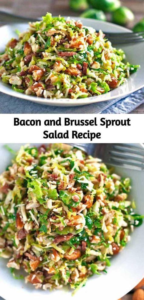 Brussel Sprout Salad Recipes, Sprout Salad, Sprouts Salad, Brussel Sprout Salad, Sprout Recipes, Recetas Keto, Brussels Sprouts Recipe, Noodle Salad, Food Blogs