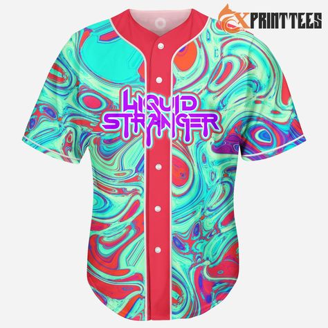 More Than Just a Jersey, It's a Trip: Liquid Stranger Psychedelic Design Show Your Liquid Stranger Love: Psychedelic Rave Baseball Jersey Liquid Stranger's live shows are legendary for their immersive and visually stunning nature. Imagine a synchroni... Check more at https://foxprinttees.com/product/liquid-stranger-psychedelic/ Liquid Stranger, Edm Festival Outfit, Edm Festival, Custom Baseball Jersey, Fox Print, Music Gifts, Jersey Design, Baseball Jersey, Baseball Jerseys