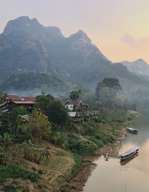 Nong Khiaw, Northern Laos Lilac Trees, Laos Travel, Backpacking Asia, Hiking Spots, Plitvice Lakes, Just A Pinch, Gap Year, 10 Picture, Bali Travel