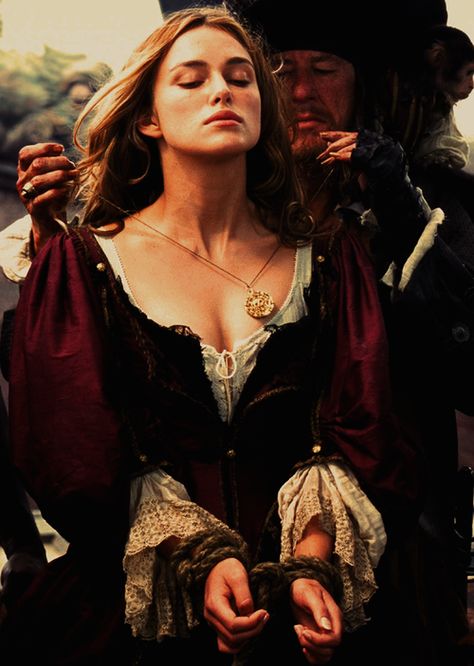 Elizabeth Swann Costume, Elisabeth Swan, Kiera Knightly, Harry Clarke, جوني ديب, Kaptan Jack Sparrow, Elizabeth Swann, Keira Knightly, Period Clothing