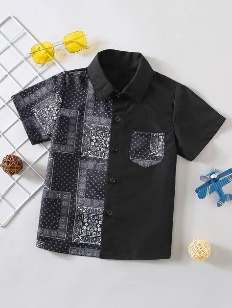 sewing patterns for baby boy Kids T Shirt Design Boys, Boys T Shirt Design, Boys Shirt Design, Boy Shirt Design, Boys Shirts Style, Toddler Boy Shirts, Boys Summer Shirts, Outfit Cowok, Stylish Boy Clothes