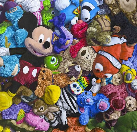 I Quit My Job To Paint Stuffed Animals That Bring Back Childhood Joy | Bored Panda Nostalgia Art, Detailed Paintings, Oil Painting Texture, Amazing Paintings, Realistic Paintings, A Level Art, Ap Art, Dream It, Art Portfolio