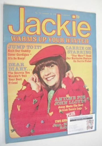 Jackie Magazine, Nostalgic Books, Jean Michel Jarre, Issue Magazine, Magazine Fashion, Carrie Fisher, Jean Michel, Vintage Magazines, Dear Diary