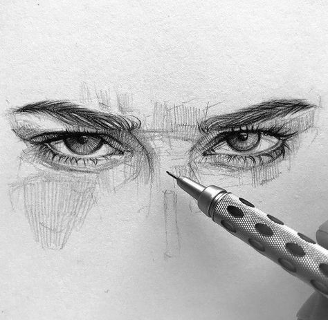 Drawing Ideas Men, Eye Drawing Ideas, Drawing Of An Eye, Best Mechanical Pencil, 얼굴 그리기, Beauty Art Drawings, Disegni Artistici, Art Drawings Sketches Creative, Mechanical Pencil