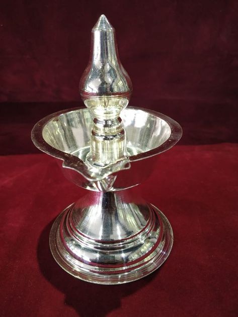 Photos To Video, Silver Deepam, Indian Lamps, Pooja Room Decor, Silver Home Accessories, Silver Goddess, Silver Jewellry, Phone Images, Diya Lamp