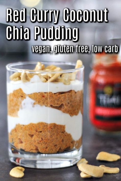 Chia Pudding Vegan, Curry Coconut, Coconut Chia Pudding, Coconut Chia, Peach Syrup, Snack Prep, Vegetarian Lifestyle, Chia Pudding Recipes, Healthy Prawn Recipes