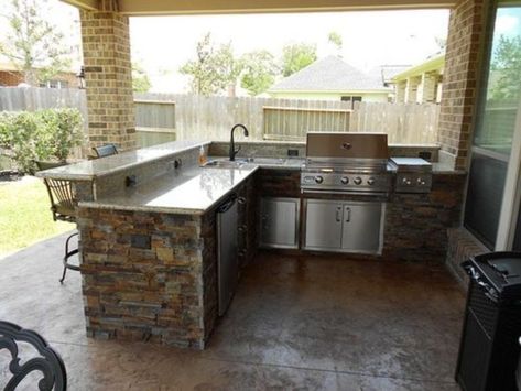 Backyard Grill Area, Backyard Grilling Area, Backyard Grill, Outdoor Cooking Area, Outdoor Kitchen Countertops, Balcony Grill, Outdoor Kitchen Bars, Build Outdoor Kitchen, Grill Area