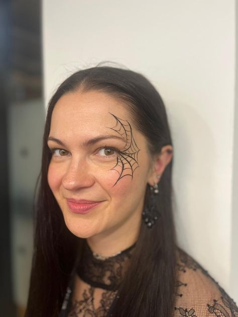 Spiderweb Face Paint, Spider Web, Face Paint, Paint, Halloween