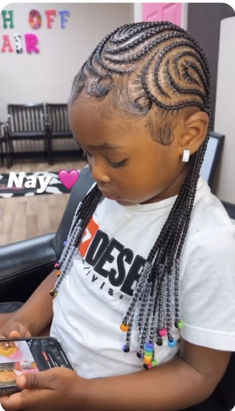 Kiddie Braids, Cute Hairstyles For Black Kids, Baby Braid Styles, Taylor Hairstyles, Kids Cornrow Hairstyles Natural Hair, Autumn Hairstyles, Baby Girl Hairstyles Curly, Toddler Braided Hairstyles, Toddler Braids