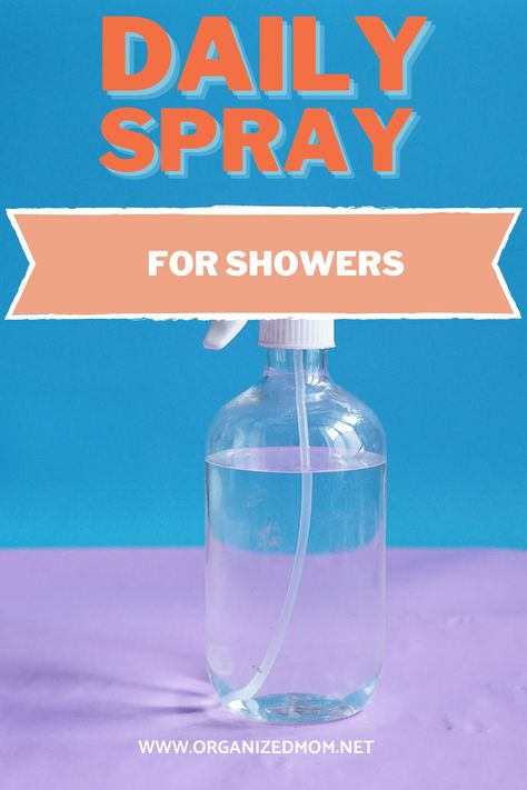 This article covers what sprays you can use in the shower daily after every use and how to make your own cleaning sprays that work perfectly. After Shower Spray Cleaner, Everyday Shower Spray, Homemade After Shower Spray, Shower Spray Diy Daily, Diy Daily Shower Spray, Homemade Shower Spray, After Shower Spray, Best Shower Cleaner, Daily Shower Spray