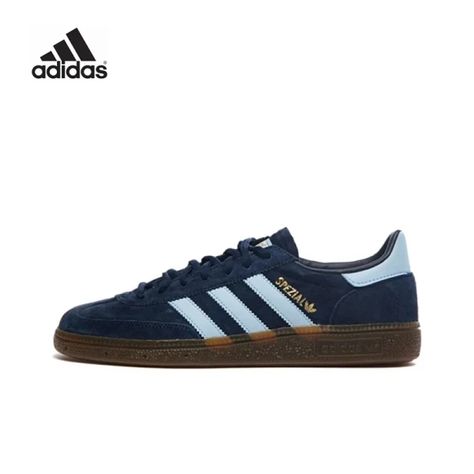 Just found this amazing item on AliExpress. Check it out! AU$147.99 | Adidas oriqinals Handball Spzl Non-slip low top men's and women's board shoes blue brown Adidas Handball Spezial, Adidas Shoes Originals, Adidas Handball, Skateboarding Shoes, 2024 Style, Adidas Spezial, Walking Sneakers, Breathable Sneakers, Shoes Blue