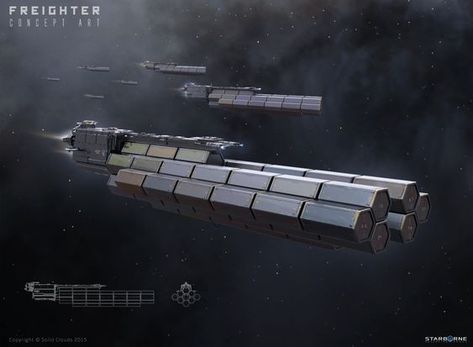 Space Freighter, Star Wars Ships Design, Space Fleet, Space Ships Concept, Space Engineers, Sci Fi Spaceships, Space Ship Concept Art, Starship Concept, Sci Fi Design