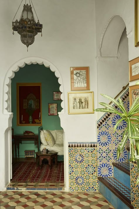 Morocco Interior, Arab Architecture, Moroccan House, Moroccan Aesthetic, Tangier Morocco, Morocco Style, Moroccan Home Decor, Global Decor, Moroccan Home