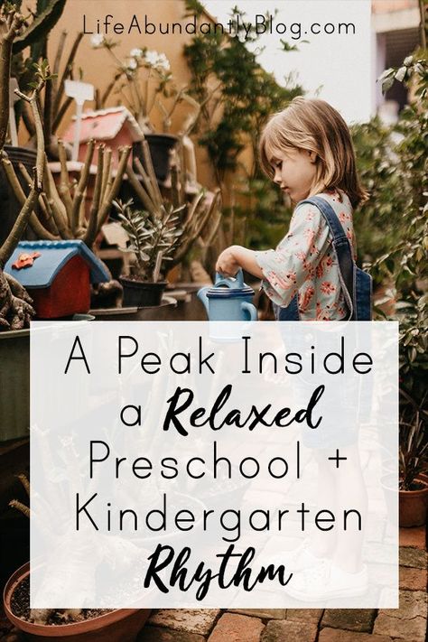 Kindergarten Circulum, How To Cram, School For Kindergarten, Life Abundantly, Waldorf Preschool, Preschool Schedule, Waldorf Homeschool, Homeschool Preschool Activities, Our Father In Heaven