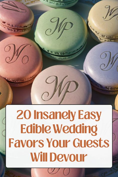 Borderline Genius Edible Wedding Favor Ideas to Impress Edible Wedding Favors Diy, Quinceanera Edible Favors, Wedding Favor Edible, His And Her Candy Wedding Favors, Favorite Candy Wedding Favor, Custom Lollipops, Custom Fortune Cookies, Memorable Wedding Favors, Practical Wedding Favors