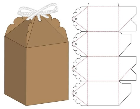 Packaging Die Cut, Diy Gift Box Template, Paper Box Diy, Paper Box Template, Idee Cricut, Packaging Template, Box Templates, Handmade Packaging, Gift Box Template