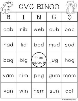 Roll And Read Cvc Set 1 Cvc Bingo, Short A Words, English Language Learning Activities, Phonics Cvc, Cvc Word Activities, Reading Tutoring, Kindergarten Language Arts, Classroom Freebies, Reading Practice