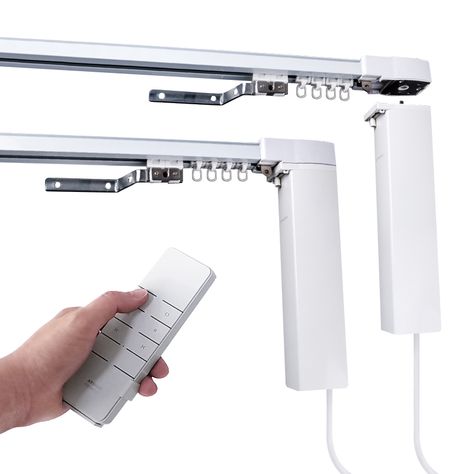 Aluminium Extrusion Smart Home Heavy Duty Tuya Wireless Motor Ripple Fold Wall Mounted Electric Curtain Rail Track For Windows https://m.alibaba.com/product/1600257386755/Aluminium-Extrusion-Smart-Home-Heavy-Duty.html?__sceneInfo={"cacheTime":"1800000","type":"appDetailShare"} Electric Curtains, Smart Curtains, Aluminium Extrusion, Door And Window Design, Gypsum Ceiling, Led Curtain, Curtain Rails, Electric House, Aluminum Extrusion