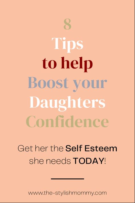 Learn easy tips on how to raise a confident daughter. Having daughters is fun, but it comes with a lot of challenges. Raising confident daughters doesn׳t need to be hard and with these 8 tips, you’ll see your daughters self esteem grow! Raising Confident Daughters, Parenting Done Right, Better Parent, Healthy Family, Healthy Families, Family Relationships, Self Confidence, Feel Confident, Self Esteem