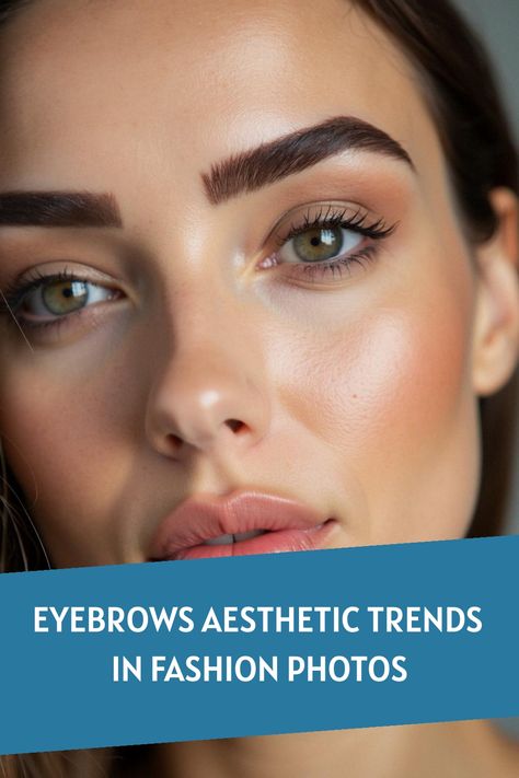 Eyebrows Aesthetic Trends in Fashion Photos Brow Styles, Good Eyebrows, Light Smokey Eye, Eye Makeup Guide, Eyebrow Trends, Blonde With Blue Eyes, Eyebrow Styles, Eyebrow Shapes, Eyebrow Hacks