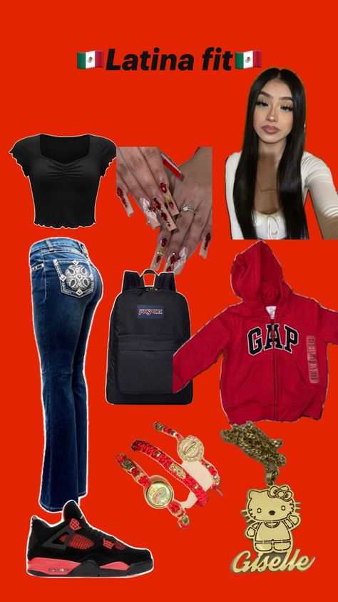 Hispanic Outfits, 6th Grade Outfits, Latina Clothes, Cute Easy Outfits For School, Outfits For Highschool, Bff Matching Outfits, Latina Outfit, Latina Outfits, Latina Fashion Outfits