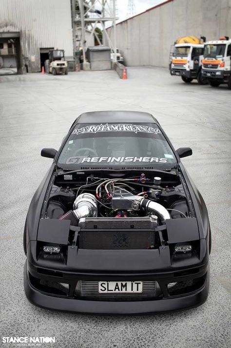 Mean turbocharged RX7 (FC3S) Fc Rx7, Rx7 Fc, To Fast To Furious, Nissan 180sx, Japanese Domestic Market, Best Jdm Cars, Nissan 240sx, Drifting Cars, Awesome Cars