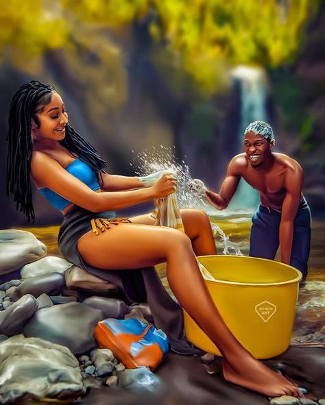 Black Love Artwork, Black Baby Art, Tupac Pictures, Image Couple, Black Couple Art, Beautiful Scenery Photography, Image Swag, Photo To Cartoon, Phone Wallpaper For Men