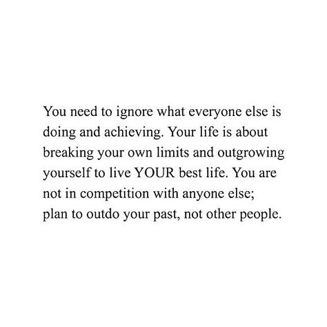 Positivity on Instagram: “Not in competition with anyone except for myself 👏🏼” Im In Competition With Myself, In Competition With No One Quotes, I’m Not In Competition With Anyone, My Only Competition Is Myself, In Competition With Myself, Competition With Myself, Not In Competition With Anyone, Everyone Else, Live For Yourself