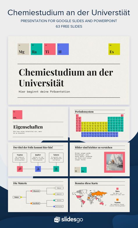 Chemiestudium an der Universtiät | Diseño de powerpoint, Plantillas de presentación gratis, Plantillas de powerpoint Chemistry Ppt Templates, Chemistry Powerpoint Templates, Chemistry Presentation, Chemistry Powerpoint, University Chemistry, Science Powerpoint, Chemical Bonding, About Chemistry, College Course