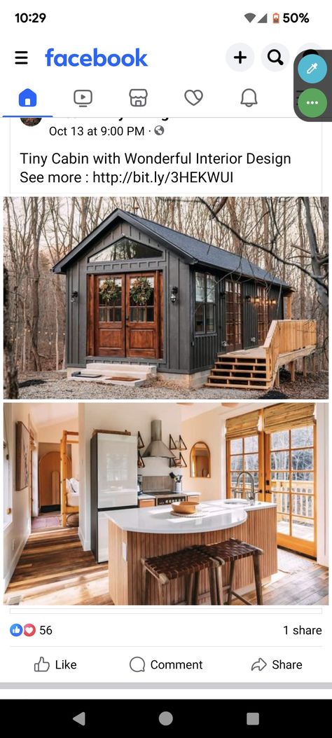 Shed Home, Shed To Tiny House, Tiny House Loft, Shipping Container Home, Tiny House Inspiration, Tiny Cabins, Casa Container, Tiny Cabin, Container Home