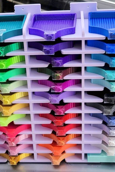 Nyxs Notions is Excited to share the latest addition to my #etsy shop: 36 Rainbow of Color Diamond Painting Trays Plus Organizer 💜 https://etsy.me/3YdwZTp 💜 #beading #diamondpainting #drilltray #tray #drills #crossstitch #traywithcover #drilltraycover #putty Diamond Dotz Storage Ideas, Diamond Painting Storage Ideas, Diamond Painting Organization, Diamond Painting Canvas Storage, Diamond Painting Trays, Diamond Painting Drill Storage, Diamond Painting Drill Leftovers, Tray Organization, Painting Accessories